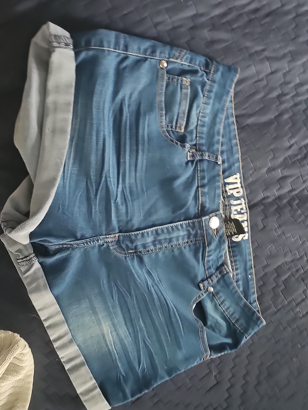 VIP Blue Denim Women Shorts